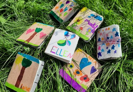 Gebastelte Notizbücher